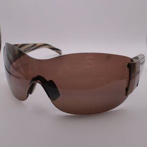 Maui Jim Kula Wrap Rectangle Rimless Brown Lens Unisex Sunglasses